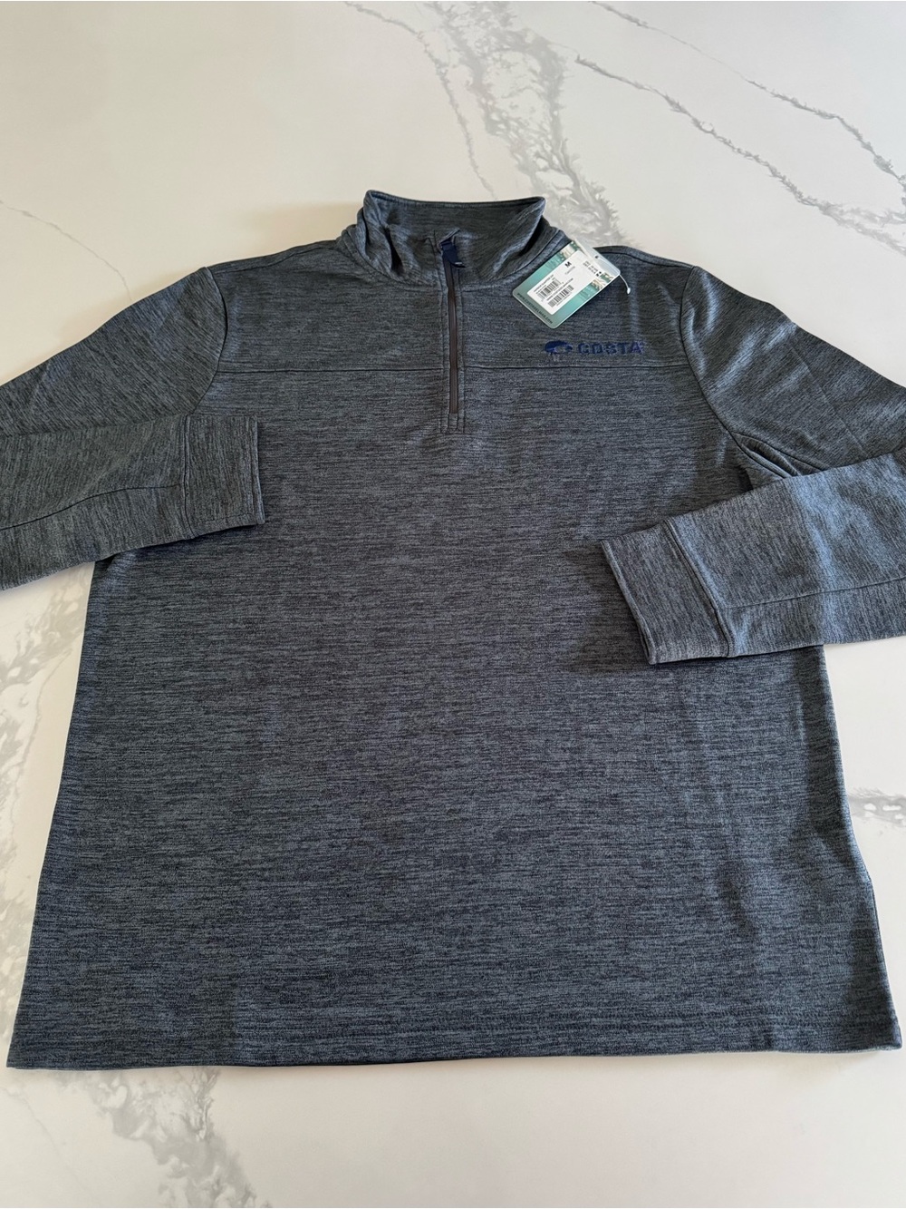 NEW Costa Men’s Harbor Quarter-Zip Pullover Size M